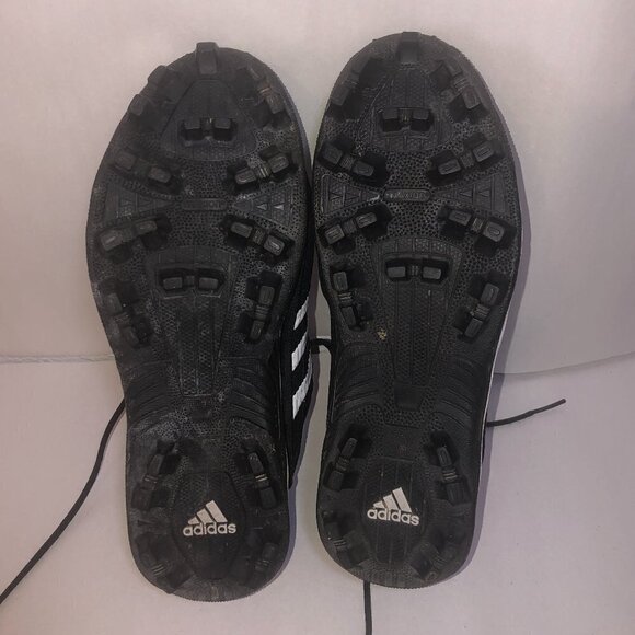 ADIDAS Cleats Mens Size 12 Black White Adituff Athletic Shoes - Picture 5 of 13